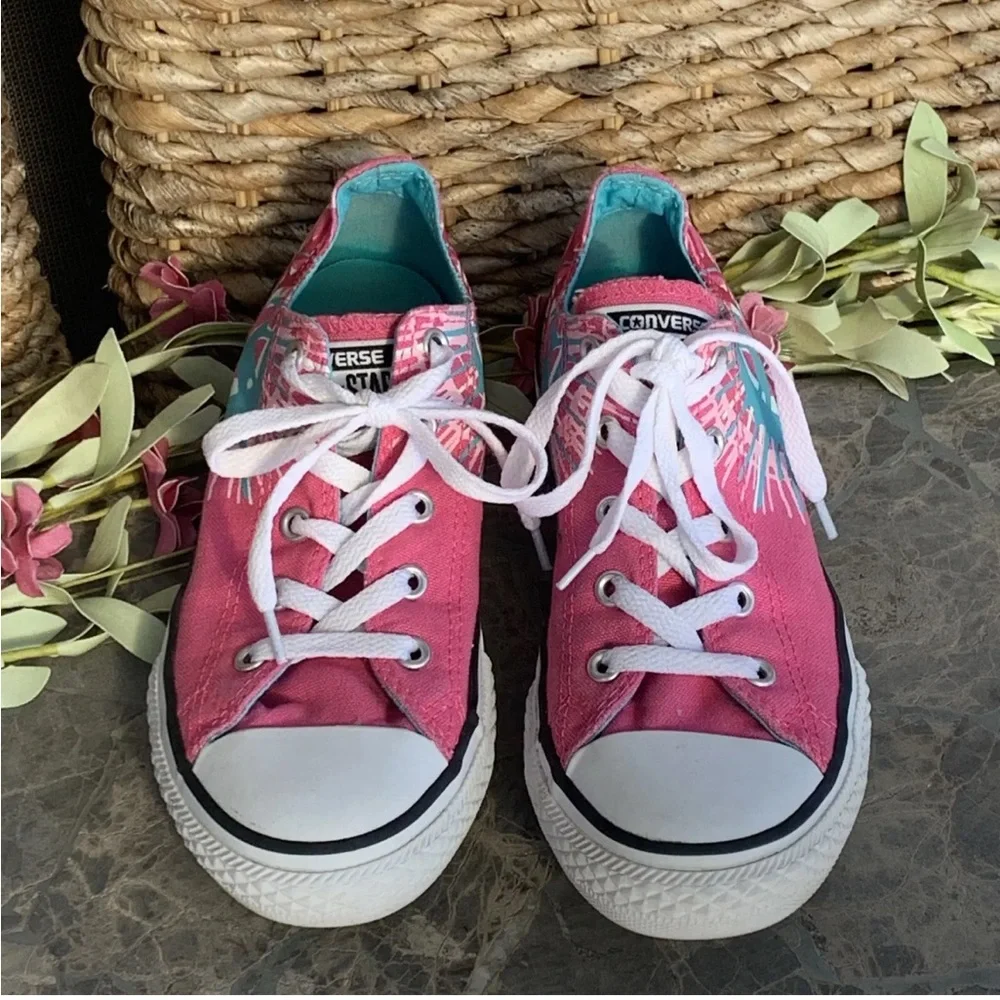 Converse Chuck Taylor All Star Paint Splatter Sneaker 647625F Juniors Size 3Y